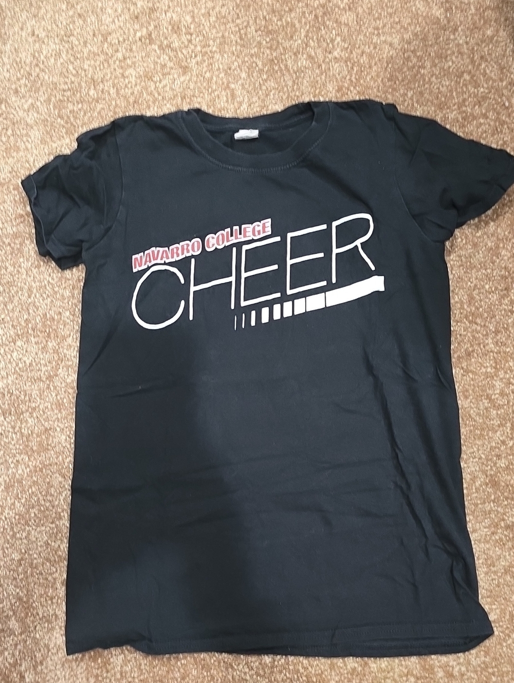 Gildan Black Navarro College CHEER Short Sleeve Tee